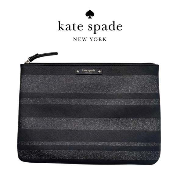 KATE SPADE Black Clutch π€ - Picture 1 of 14